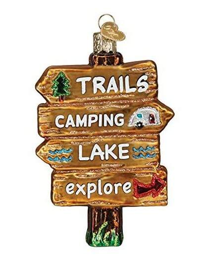 Item 426294 Gone Camping Sign Ornament