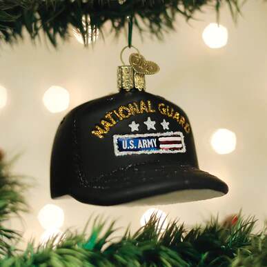 Item 426308 National Guard Cap Ornament