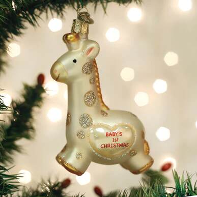 Item 426371 Baby's First Christmas Giraffe Ornament