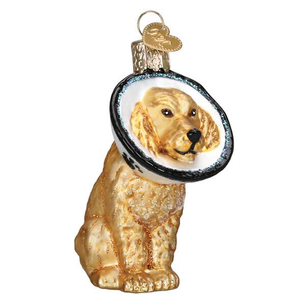 Item 426409 Cone Of Shame Dog Ornament