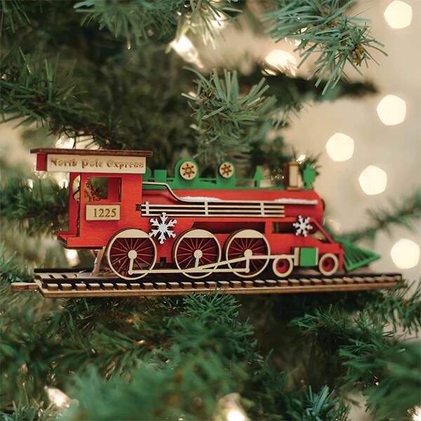 Item 426547 Santas NP Express Engine Ornament