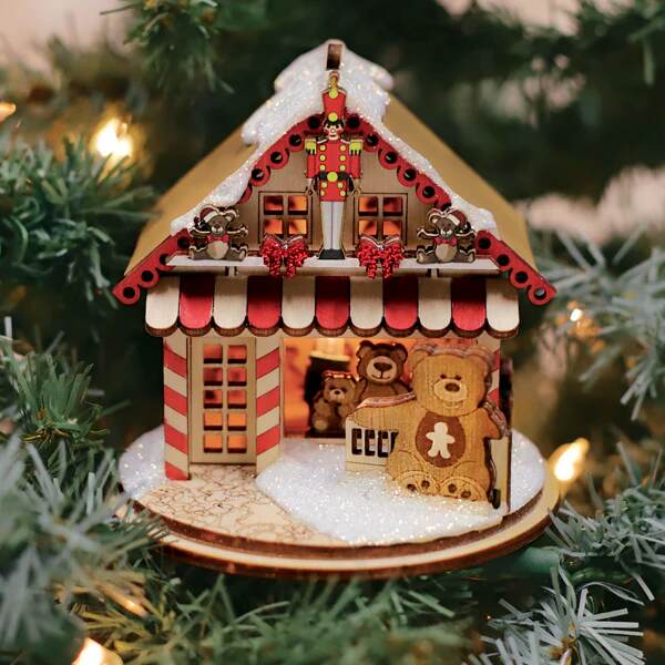 Item 426613 Teddy Bear Shop Ornament
