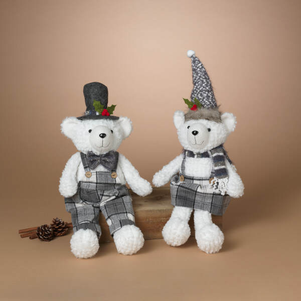 Item 431050 Holiday Plush Sitting Bear