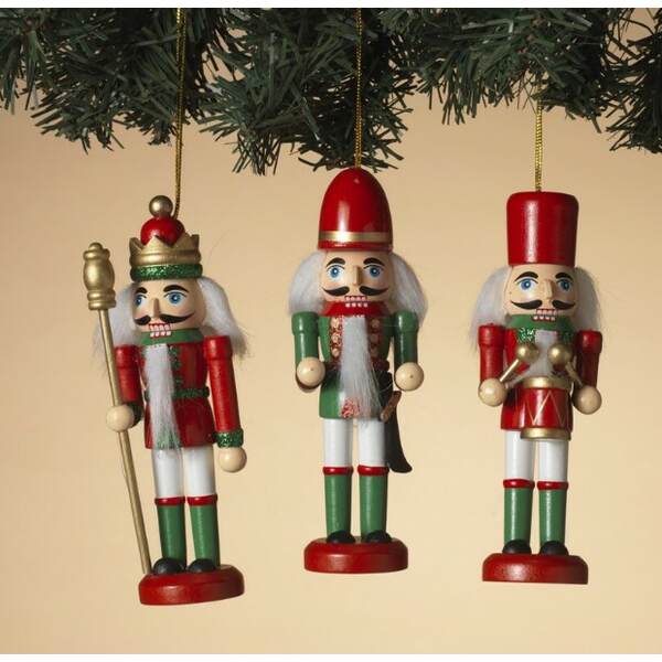 Item 431287 Wood Nutcracker Ornament