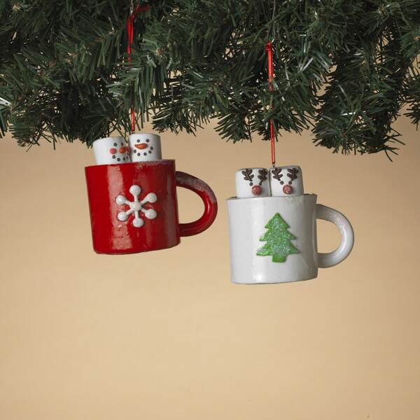 Item 431448 Marshmallows In Mug Ornament