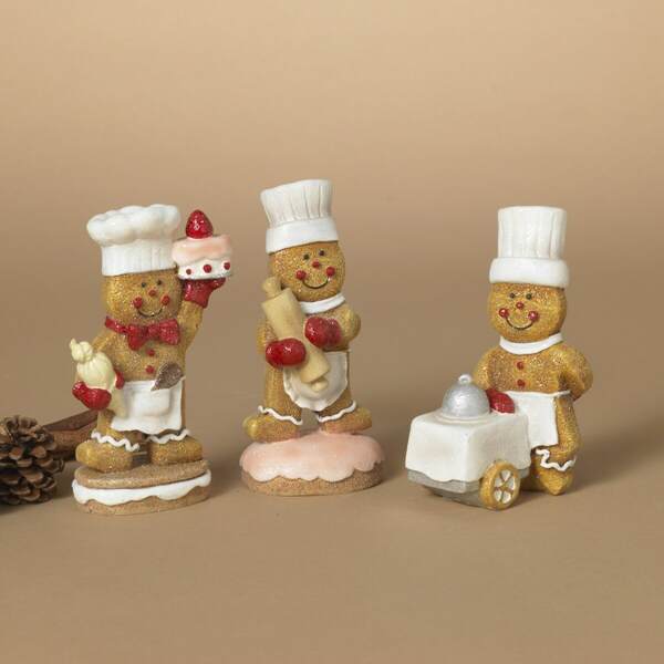 Item 431451 Gingerbread Man Chef Figure