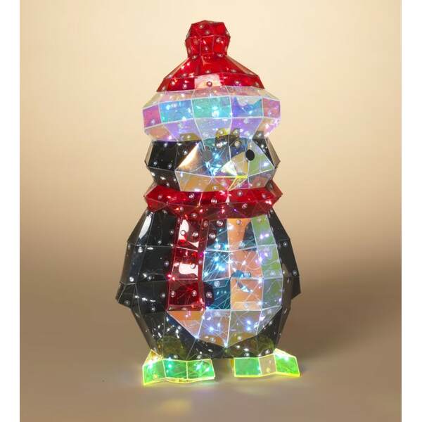 Item 431473 Lighted Holographic Holiday Penguin