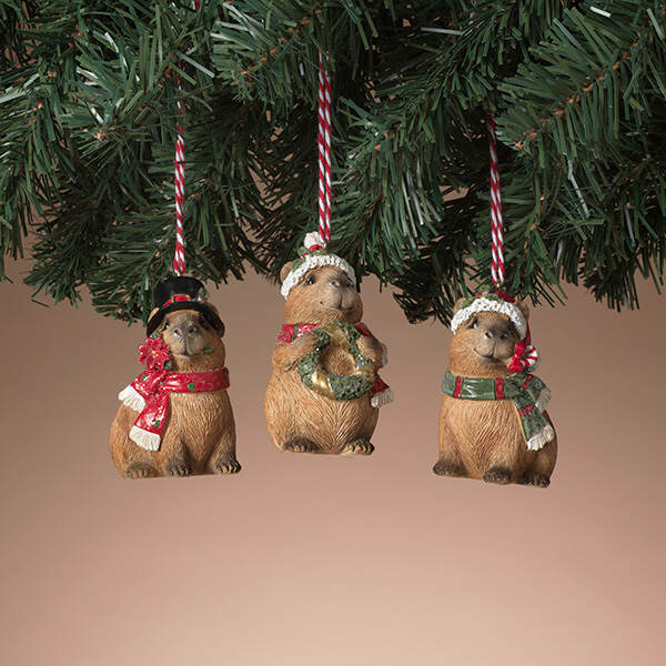 Item 431489 Holiday Capybara Ornament