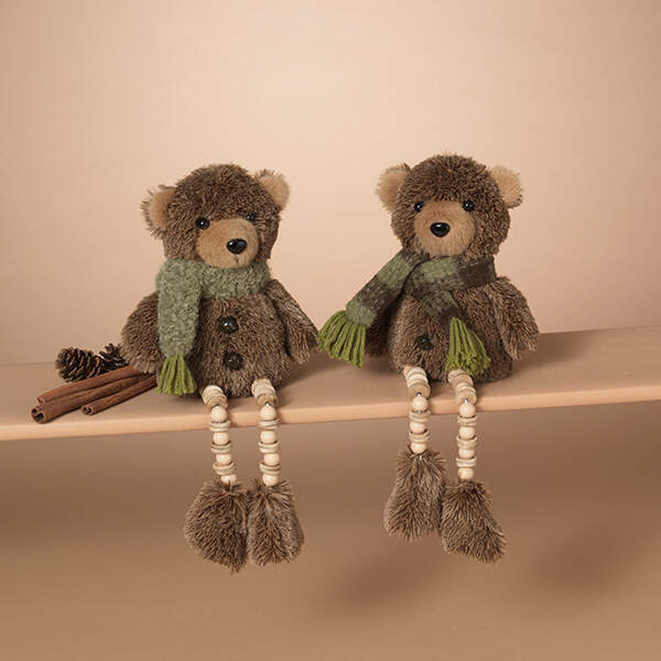 Item 431503 Holiday Bear Shelf Sitter