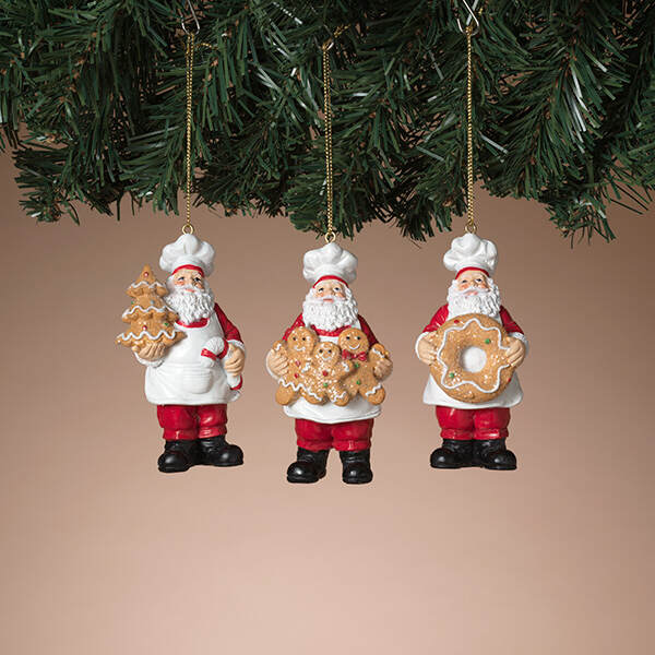 Item 431516 Holiday Chef Santa Ornament