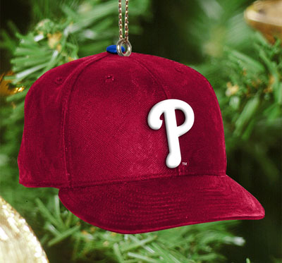 Phillies Baseball Cap Ornament