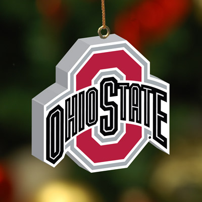Item 432021 Ohio State University Buckeyes Logo Ornament