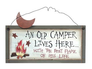 Item 455008 Camper's Best Flame Sign