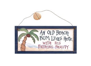Item 455165 Beach Bum Sign