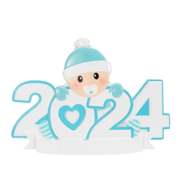 Item 459029 2024 Baby Boy Ornament