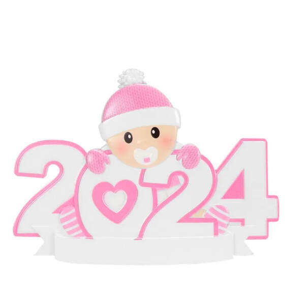 Item 459064 2024 Baby Girl Ornament