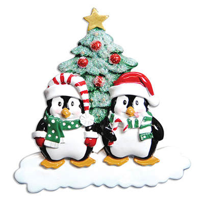 Item 459077 Penguin Couple Ornament