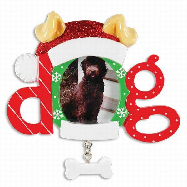 Item 459218 Dog Photo Frame Ornament