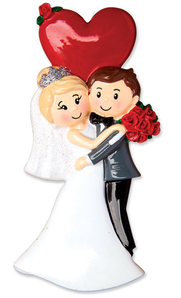 Item 459224 Bride and Groom Ornament