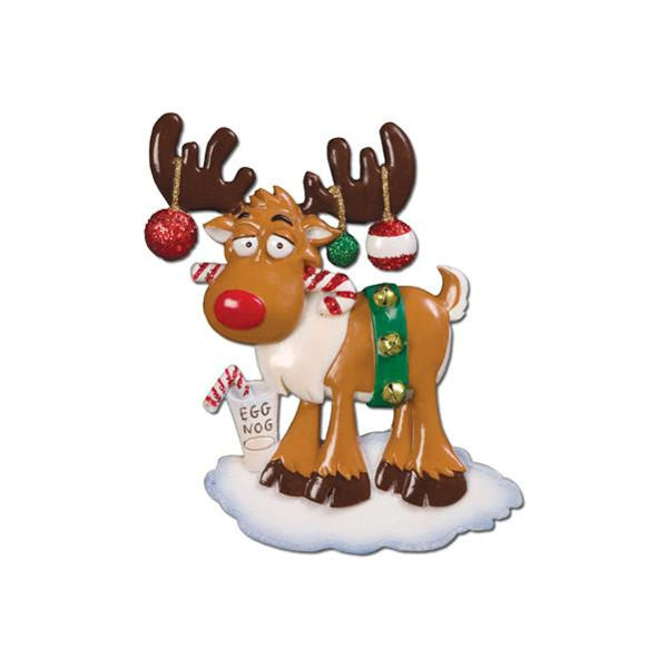 Item 459283 Christmas Moose Ornament