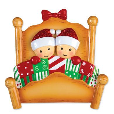 Item 459297 Couple In Bed With Gifts Ornament