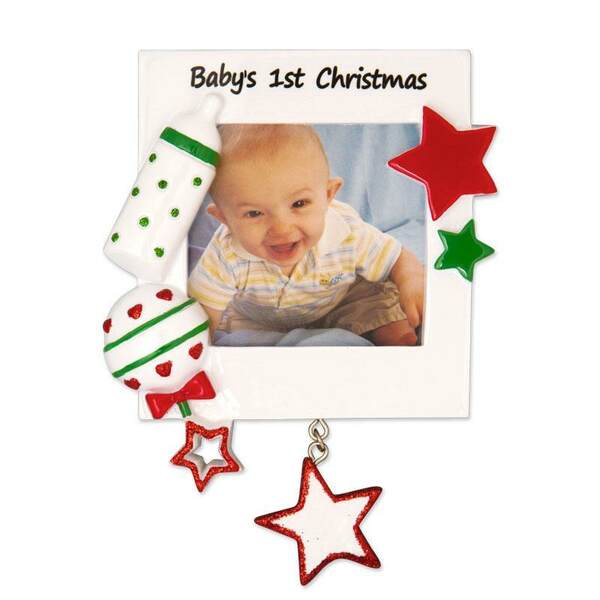 Item 459315 Christmas Baby Picture Frame Ornament