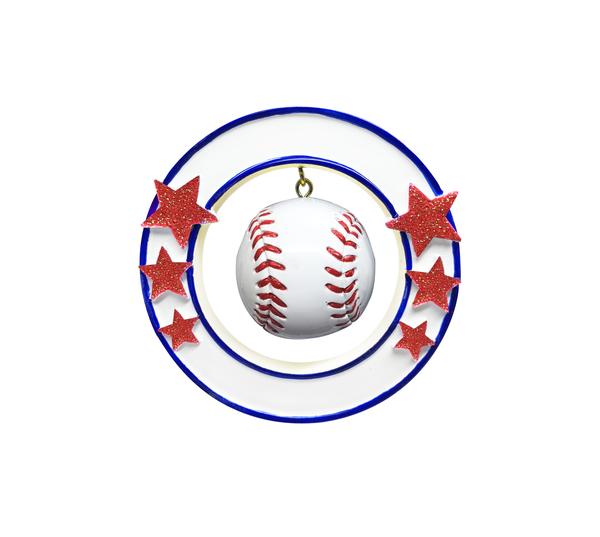 Item 459339 3D Baseball Ornament