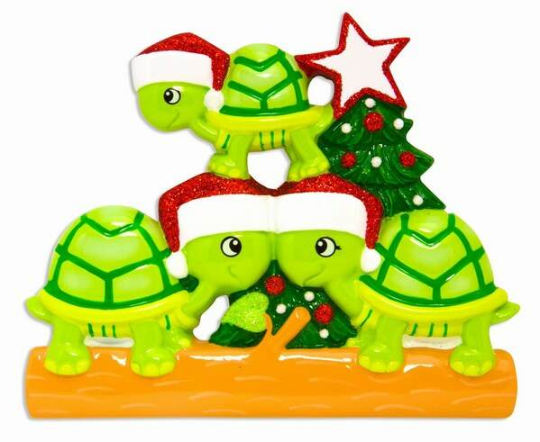 Item 459372 Turtle Family of 3 Ornament