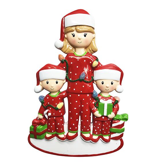 Item 459383 Single Mom With 2 Children Ornament