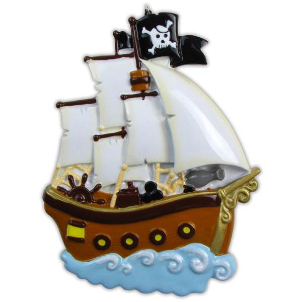 Item 459424 Pirate Ship Ornament