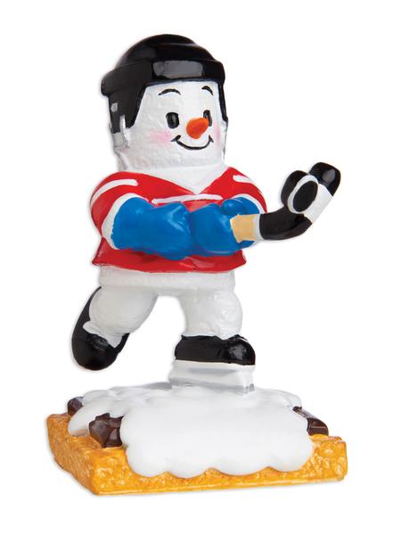 Item 459438 Marshmallow Hockey Player Ornament