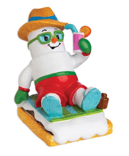 Item 459452 Marshmallow Vacation Male Ornament