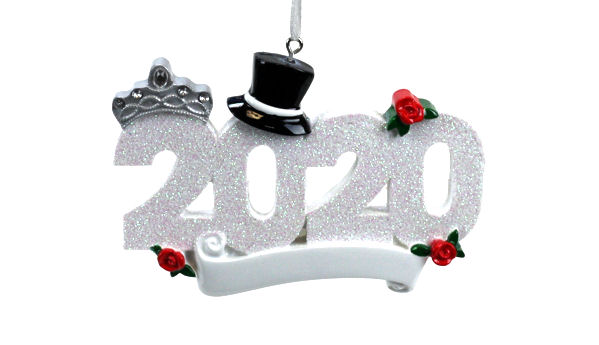 Item 459457 2020 Wedding Couple Ornament