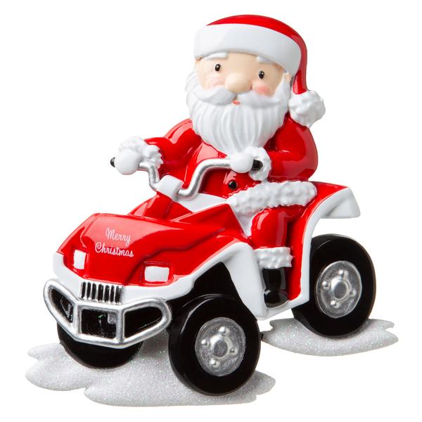 Item 459495 Santa On ATV Ornament