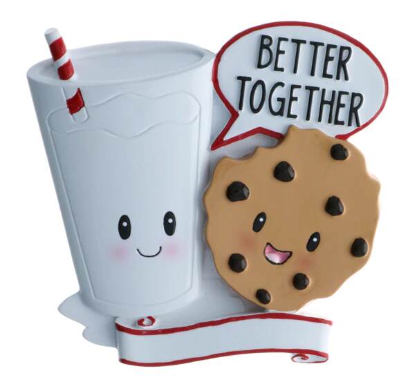 Item 459578 Better Together With Milk Cookies Ornament