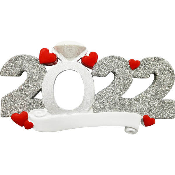 Item 459626 2022 Engagement Couple Ornament