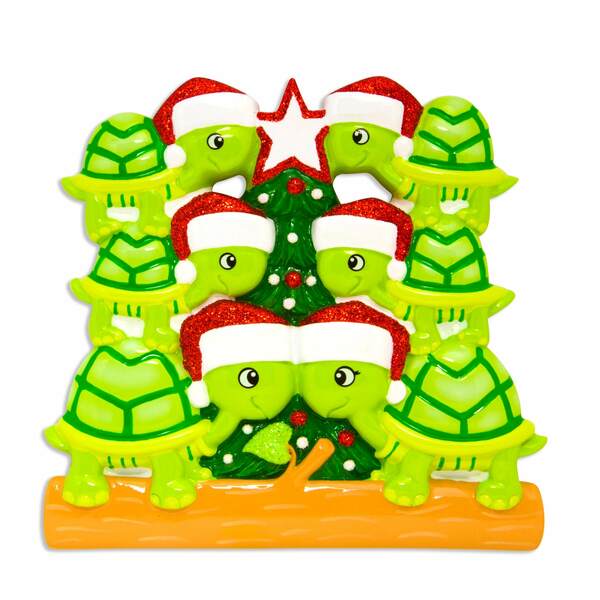 Item 459663 Turtle Family Of 6 Ornament