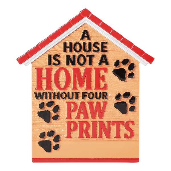 Item 459678 Home Paw Prints Ornament