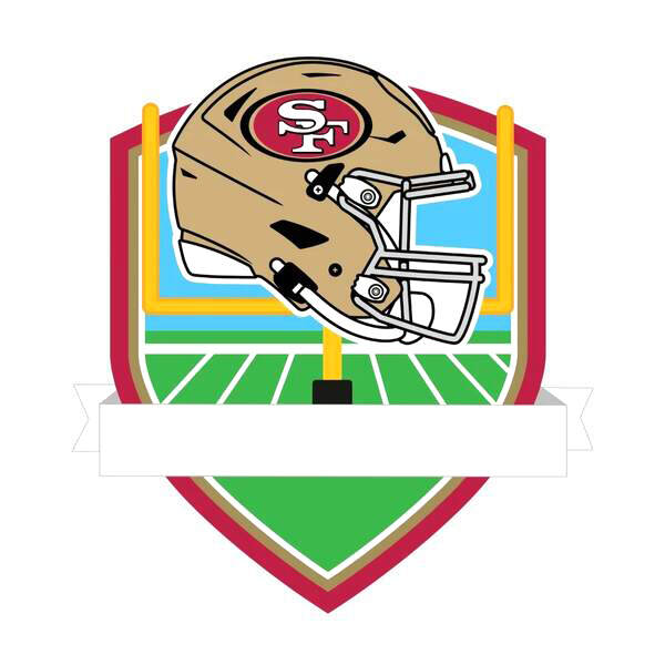 Item 459714 San Francisco 49ers Shield Ornament