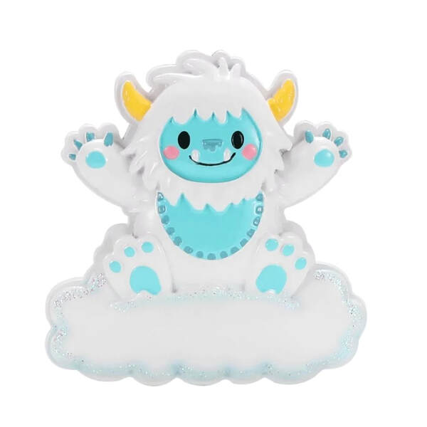 Item 459720 Baby Yeti Blue Ornament