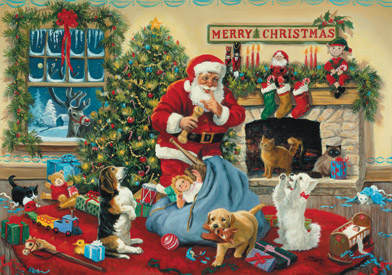 Item 473013 Santa Beggars Advent Calendar