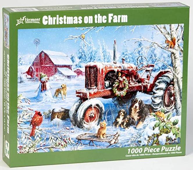 Item 473116 Christmas On The Farm 1000pc Jigsaw Puzzle