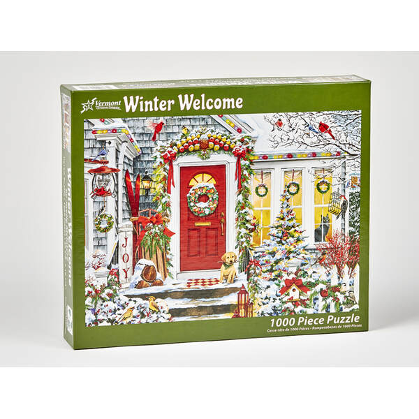 Item 473134 WINTER WELCOME JIGSAW PUZZLE