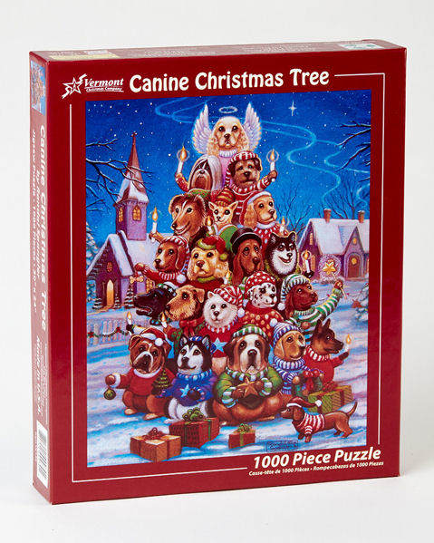 Item 473139 Canine Christmas Tree Jigsaw Puzzle