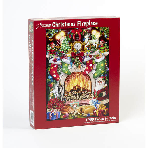 Christmas Fireplace Jigsaw Puzzle 1000pc Item 473157 The Christmas