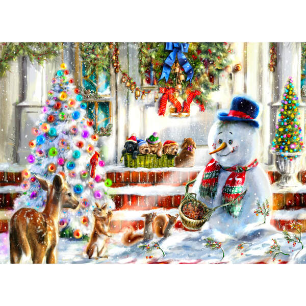 Item 473171 Snowman and Friends Jigsaw Puzzle