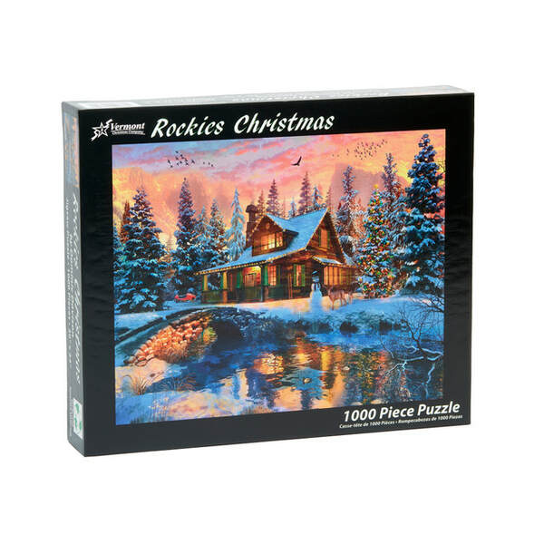 Item 473180 Rockies Christmas Jigsaw Puzzle 1000pc