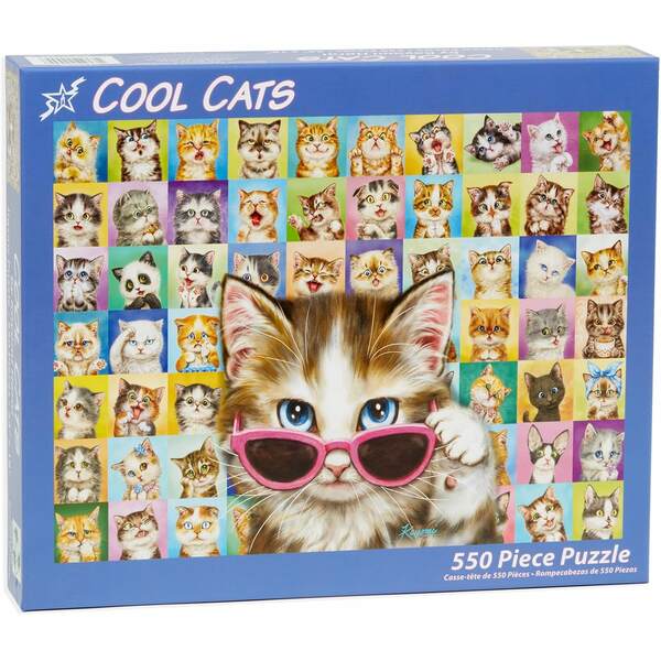Item 473189 Cool Cats Jigsaw Puzzle 550pc