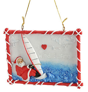 Item 483168 Santa Wind Surfing Ornament