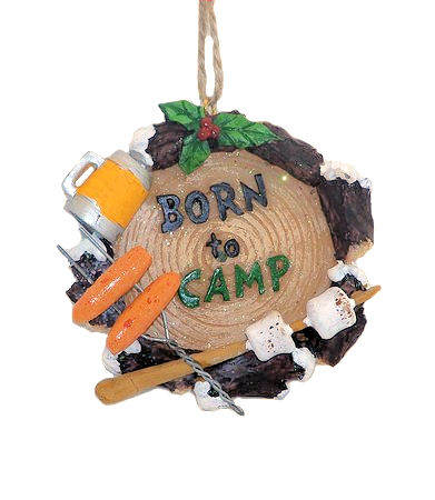Item 483274 Born To Camp Ornament